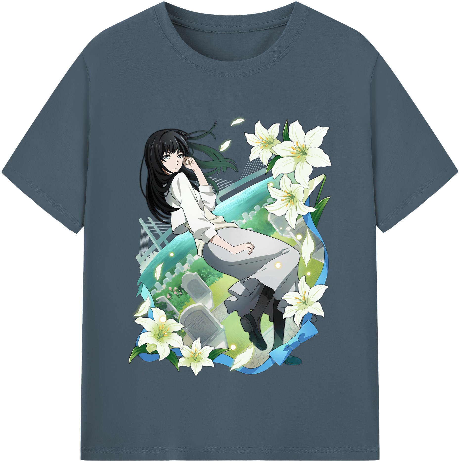（画像用） 文豪ストレイドッグス Bungo Stray Dogs 綿100％半袖Tシャツ（フロントプリント）
